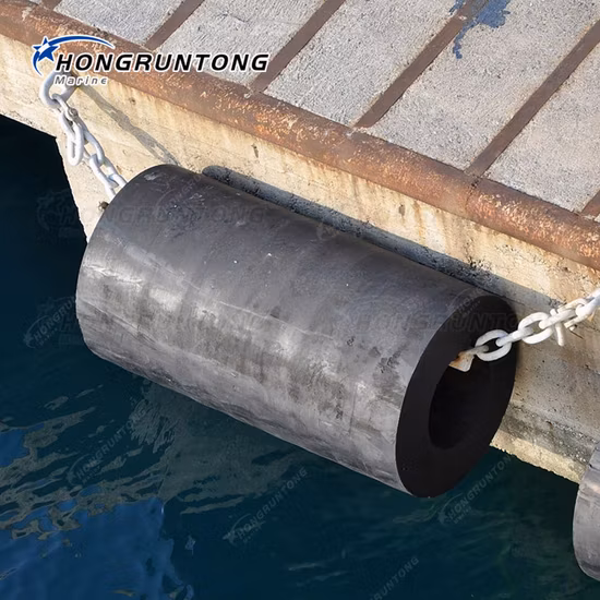 Große Fabrik, guter Preis, fester Zylinder, zylindrische Gummipuffer für Dock/Marine/Boot